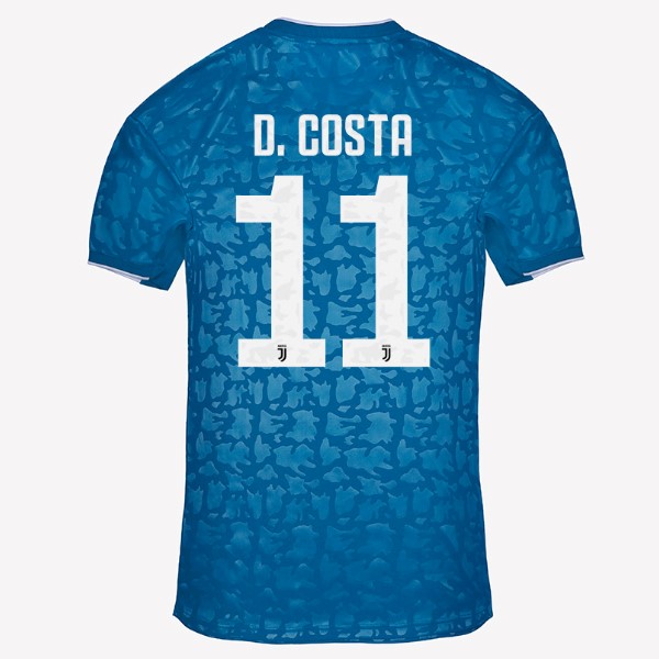 Camiseta Juventus NO.11 D.Costa Replica Tercera Ropa 2019/20 Azul